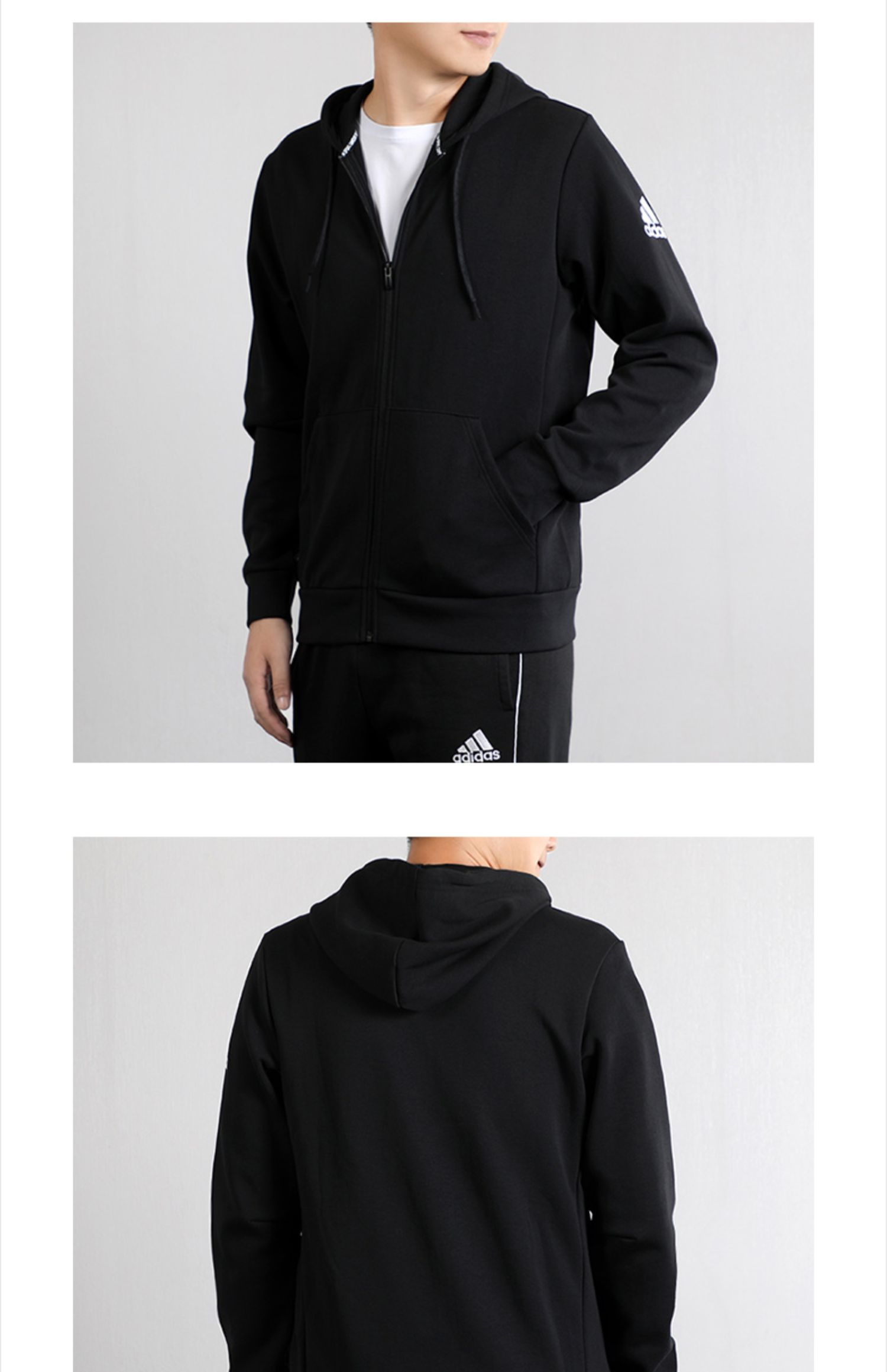 Áo khoác Adidas Adidas nam 2019 mùa thu mới thể thao áo khoác dệt kim trùm đầu EB5272 - Áo khoác thể thao / áo khoác áo khoác the thao nữ có mũ