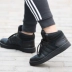 Giày thể thao nam Adidas 2018 mùa đông màu đen chiến binh NEO sneakers cao để giúp giày giữ ấm giày thông thường BB7207 giày the thao nữ hàng hiệu Dép / giày thường