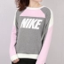 NIKE Nike mùa hè mới áo thun cổ tròn dệt kim áo len thể thao giản dị AV8293-663 - Thể thao lông cừu / jumper Thể thao lông cừu / jumper