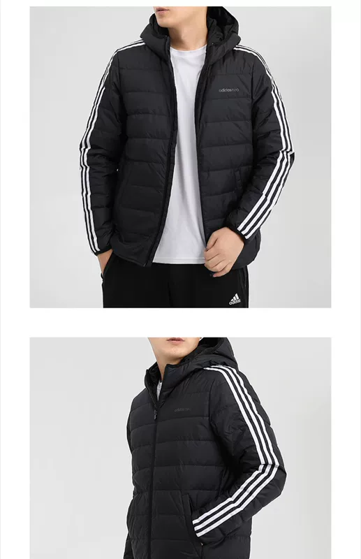 Double Eleven Hàng tốt Áo khoác cotton Adidas Nam 2020 Áo khoác thể thao cotton mới Áo khoác chống gió Áo khoác ấm áp - Quần áo độn bông thể thao