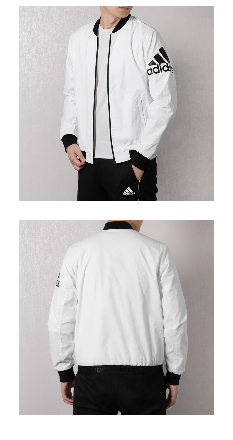 Áo khoác thể thao mùa xuân 2019 Adidas nam quần áo cotton giản dị áo khoác thoáng khí ấm áp áo khoác DT2493 - Áo khoác thể thao / áo khoác áo khoác nữ thể thao