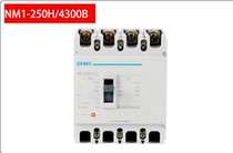 Chint plastic shell three-phase four-wire circuit breaker air switch NM1-250H 4300B 4p 225A250A
