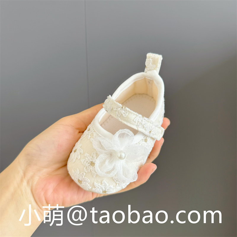 24新款春夏婴儿软底鞋0-1岁不掉跟宝宝学步单鞋6到12个月公主鞋 — 7