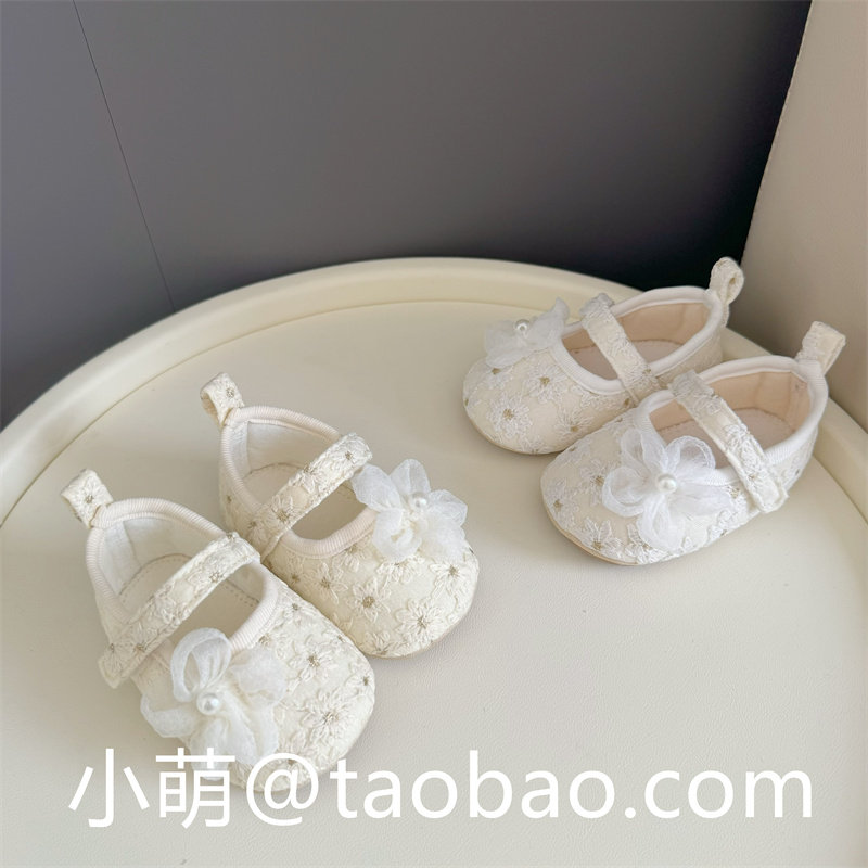 24新款春夏婴儿软底鞋0-1岁不掉跟宝宝学步单鞋6到12个月公主鞋 — 2