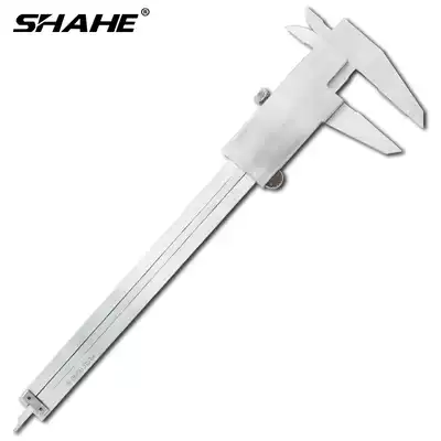 SHAHE Sanhe stainless steel vernier caliper 0-150-200-300mm oil standard clip wire nail industrial vernier caliper