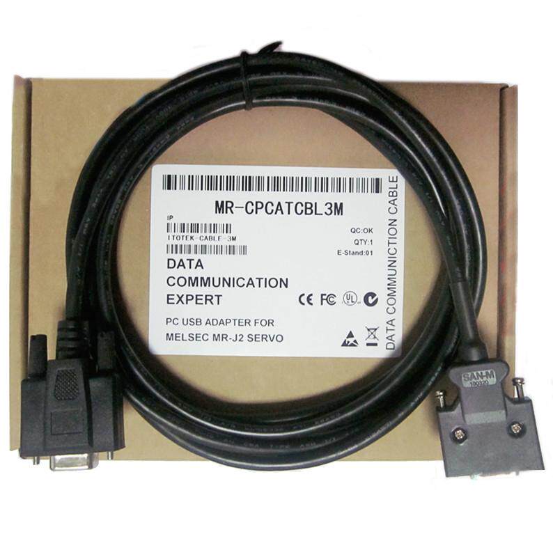 Mitsubishi servo MR-J2 serial rs232 debugging cable Download transmission line MR-CPCATCBL3M