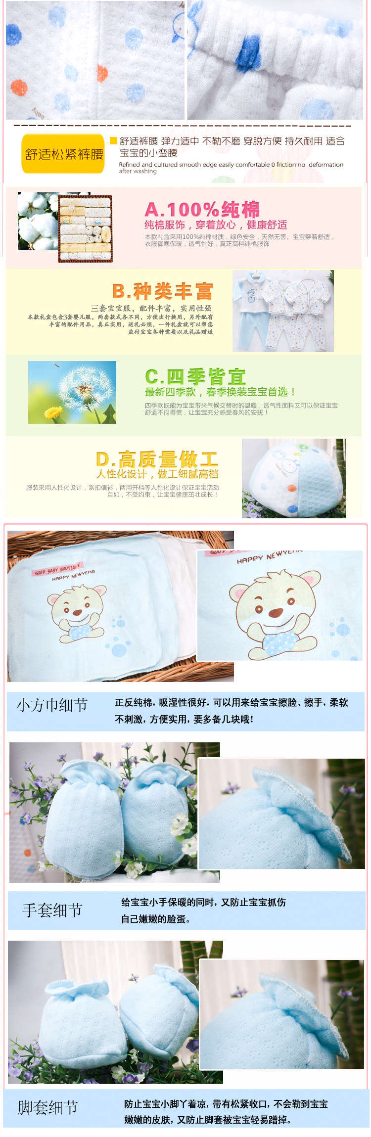 Coffret cadeau pour nouveau-né - Vêtements + Accessoires - Ref 1950762 Image 9