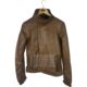 Thunderbolt gloves one-piece leather jacket 24 cowhide brown mocha color SL color leather jacket cafemocha