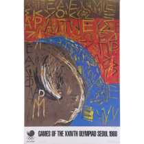 1988 Seoul South Korea Olympic Games Official Poster-2