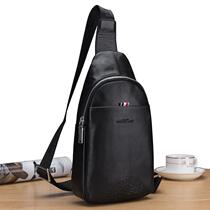 Brand Chapo Fanamani Leisure Chest Bag Men Skew Satchel Boomer Bag single shoulder Baotou layer Bull Leather Bag bag
