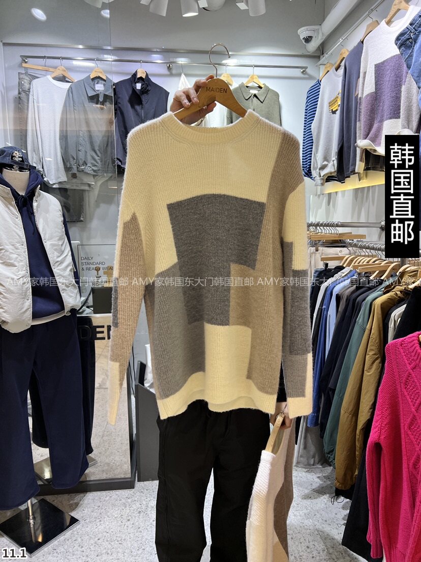 Amy Home Korea Direct mail East gate 2023 Winter fit new MAIDEN sweater 21260646-Taobao