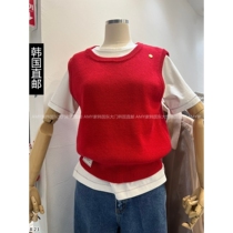 Korea Direct Mail Dongdaemun 2024 Autumn New Product ROU TINE Camisole Vest 19230823