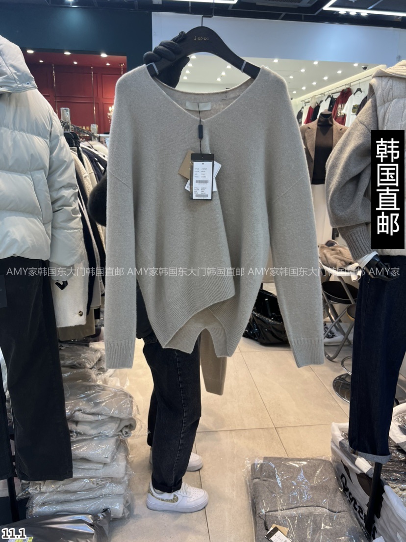 Amy Home Korea Direct mail East gate 2023 Winter fit new sweater 21260026-Taobao