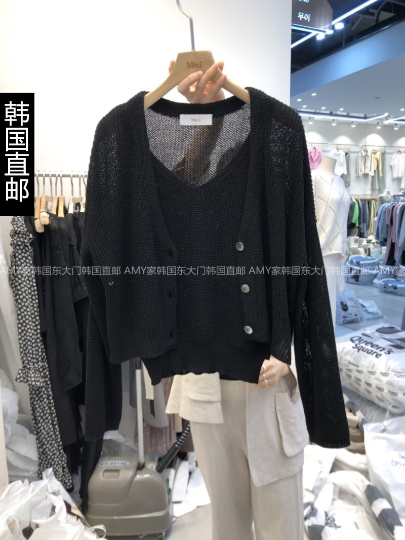 Amy Home Korea Direct mail East gate 2022 Spring Summer New MU:I cardio-hoodie 14210246