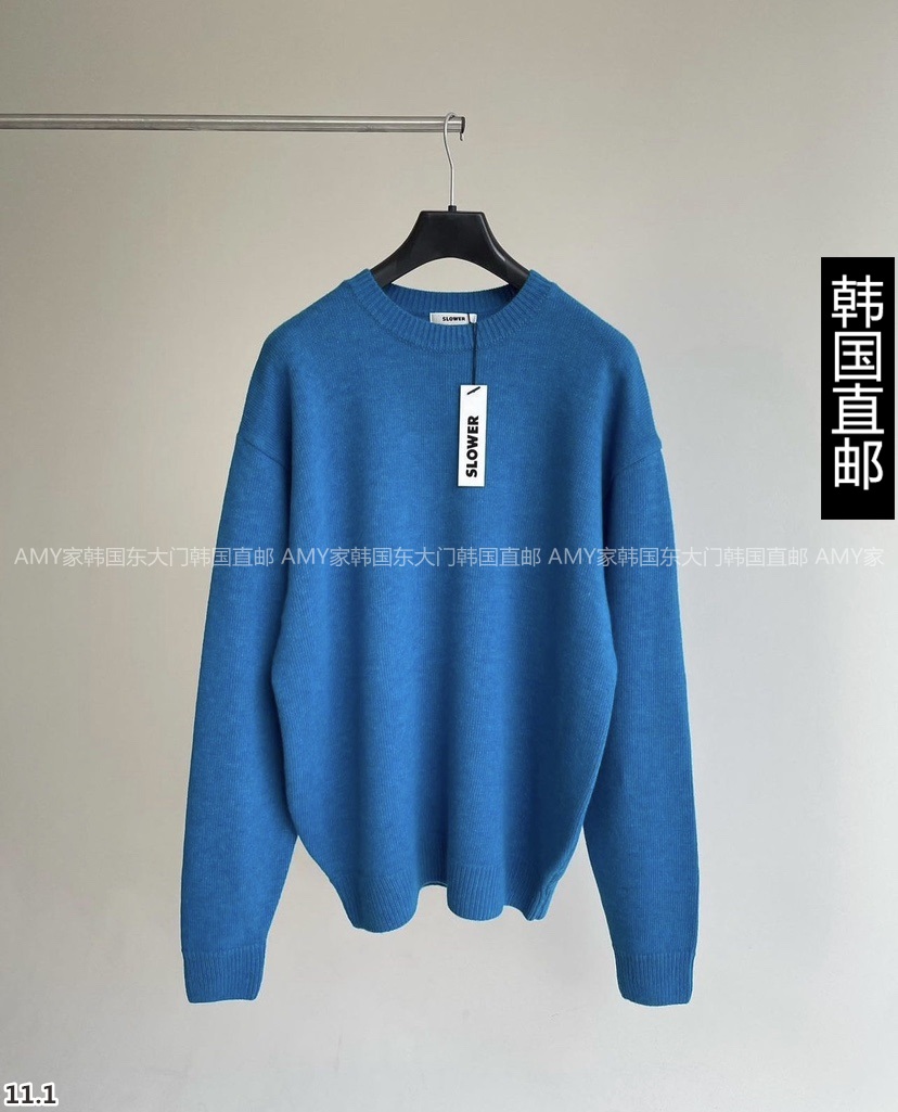 Amy Home South Korea Direct Mail East Gate 2023 Winter Dress New SLOWER Sweater 21260622-Taobao