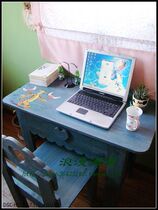 (Yesterday Country) Sky City Desk Computer Desk Learning Table Set Table Solid Wood Handmade Furniture