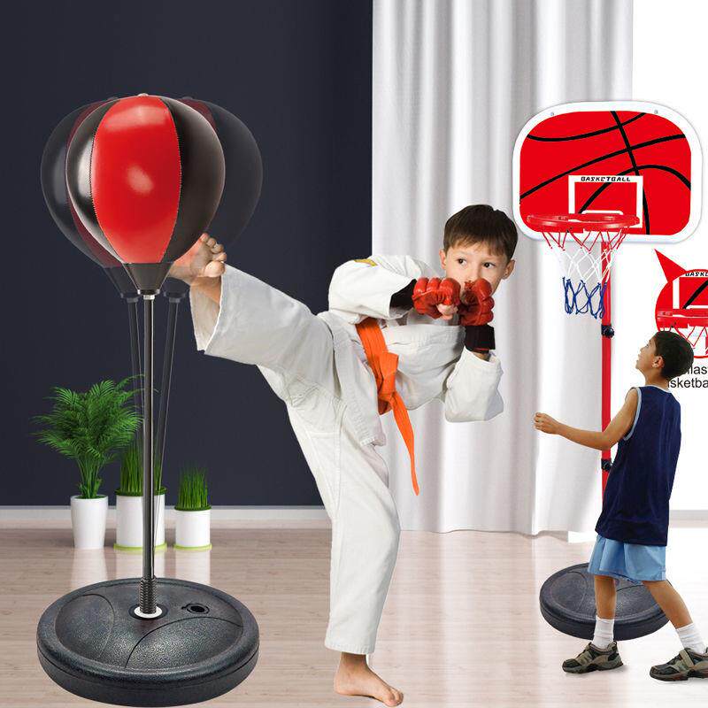 Children training boxer sets sandbag suit vertical tumbler trainer material girls scattered and training men's boxing gloves