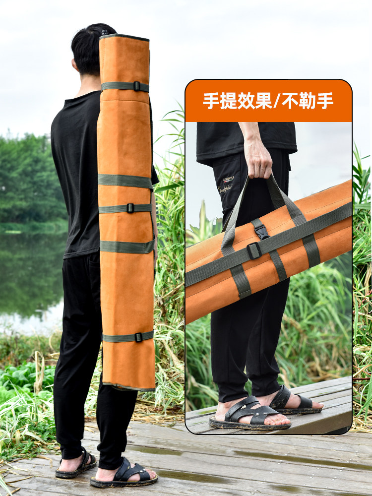 Guangwei fishing umbrella bag rod bag fishing gear bag integrated multi-functional umbrella bag fishing rod bag lightweight canvas rod bag collection