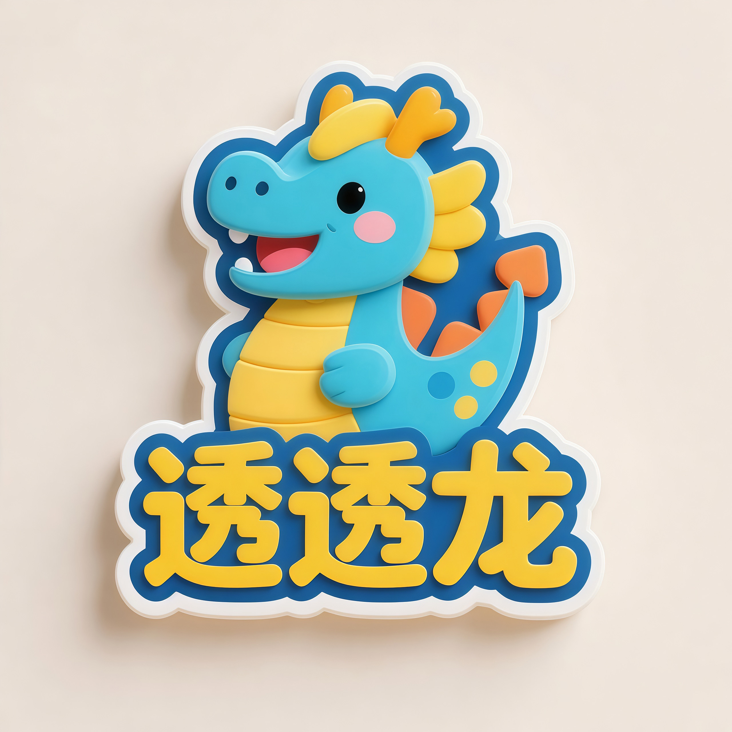 透透龙玩具的LOGO