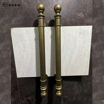 Shiliantaihao pure copper bronze handle hotel door handle double door entry door wooden door large handle HK1603