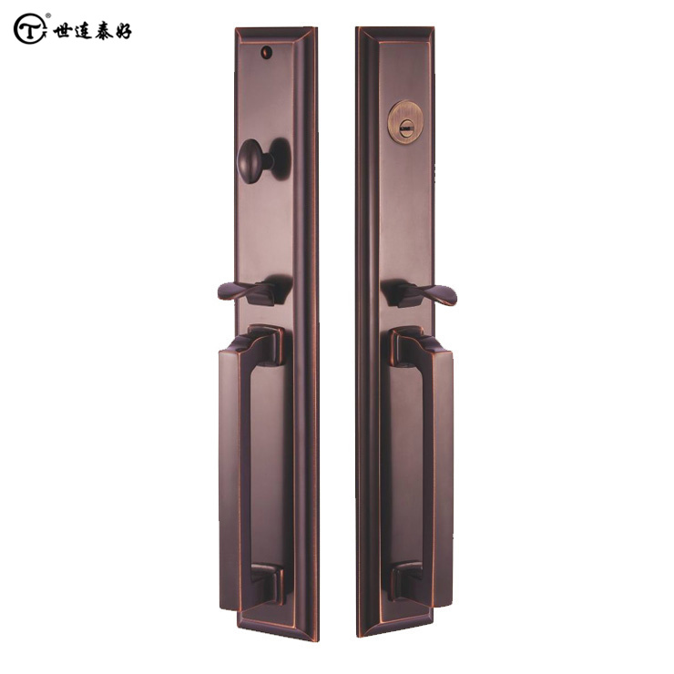 Serentai Good copper lock pure copper into the door door door door to door to door open door Villa Big Door Lock LC1212-Taobao