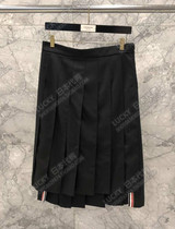 thom browne japan 19 spring summer TB 100 pleats long skirt front short rear long high waist sweet and beautiful half body dress