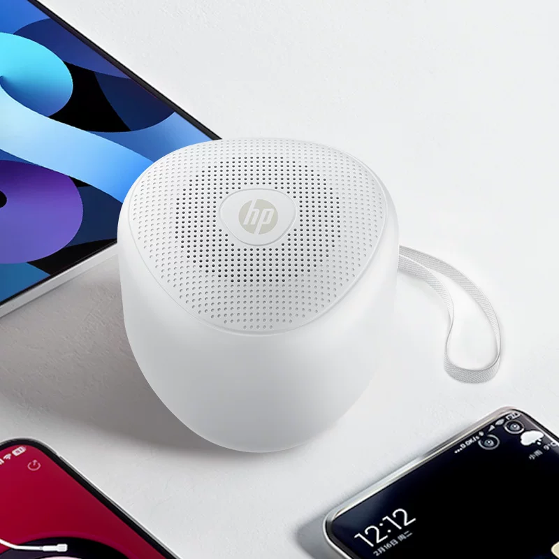 HP Bluetooth-колонка беспроводная компактная колонка высокого качества домашний мини-сабвуфер музыка автомобильный держатель удобная на открытом воздухе