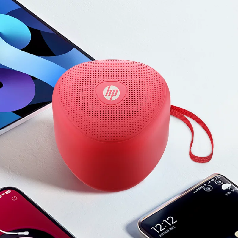 HP Bluetooth-колонка беспроводная компактная колонка высокого качества домашний мини-сабвуфер музыка автомобильный держатель удобная на открытом воздухе