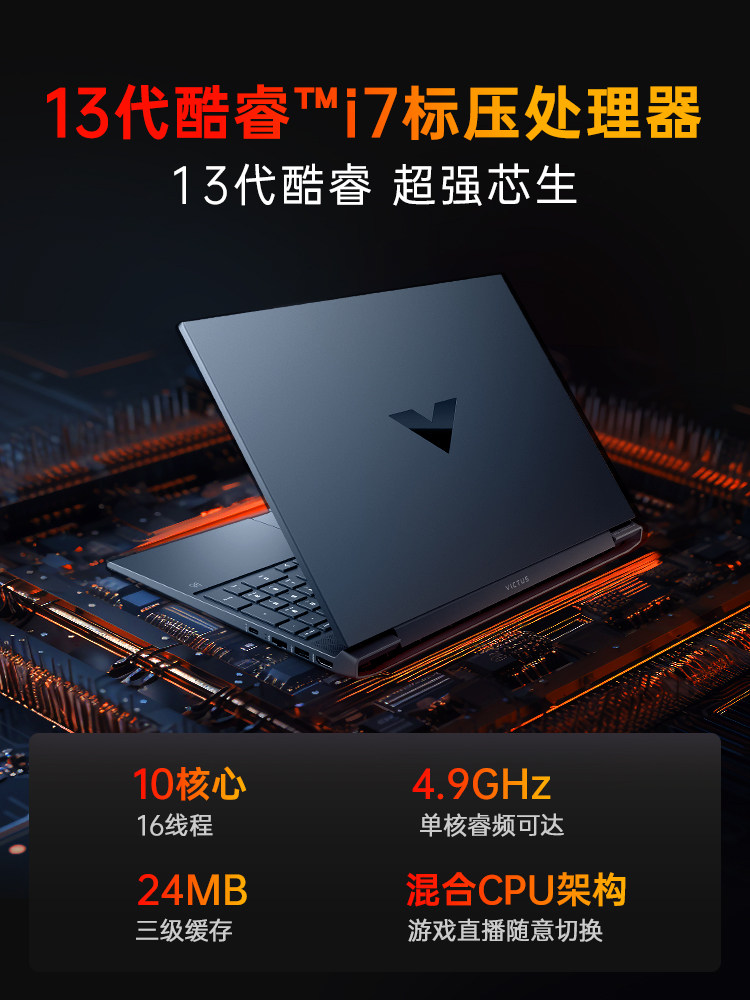 Hp/Hp Light and Shadow Elf 11 Optional 14Th Generation Core I7-Hx Rtx5060 High Refresh Rate Gaming Laptop E-Sports Notebook Optional Shadow Elf