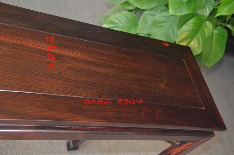 世 红木 1,5 米 大红 台 cho Đài Loan đồ nội thất đồ gỗ Shentai - Bàn / Bàn bàn ăn gỗ tân cổ điển	