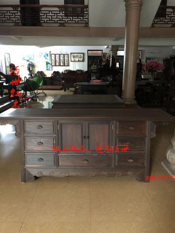 世 红木 台 cho bức tranh đồ nội thất Đài Loan - Bàn / Bàn mẫu bàn thờ trơn đẹp