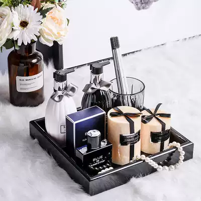Model room Bathroom household goods set Powder room countertop jewelry decoration Bathroom wash bathroom combination