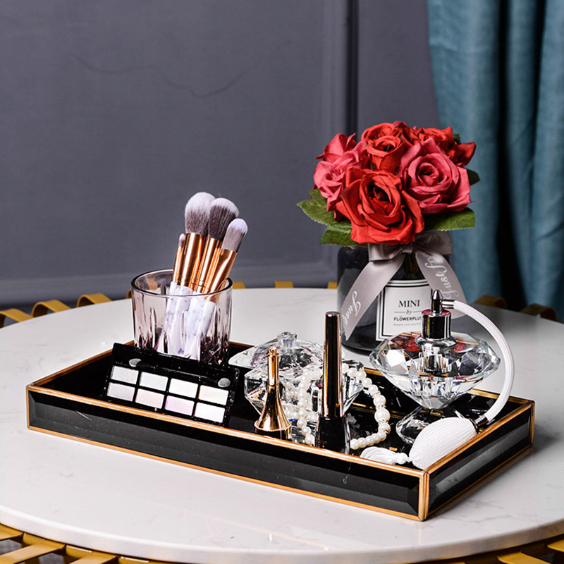 Sample room Makeup Table Floating Window Bedroom TRAY SOFT FIT SWING PIECE CRYSTAL PERFUME BOTTLE MAKEUP BRUSH COMBINED SLEEVE ADORNMENT