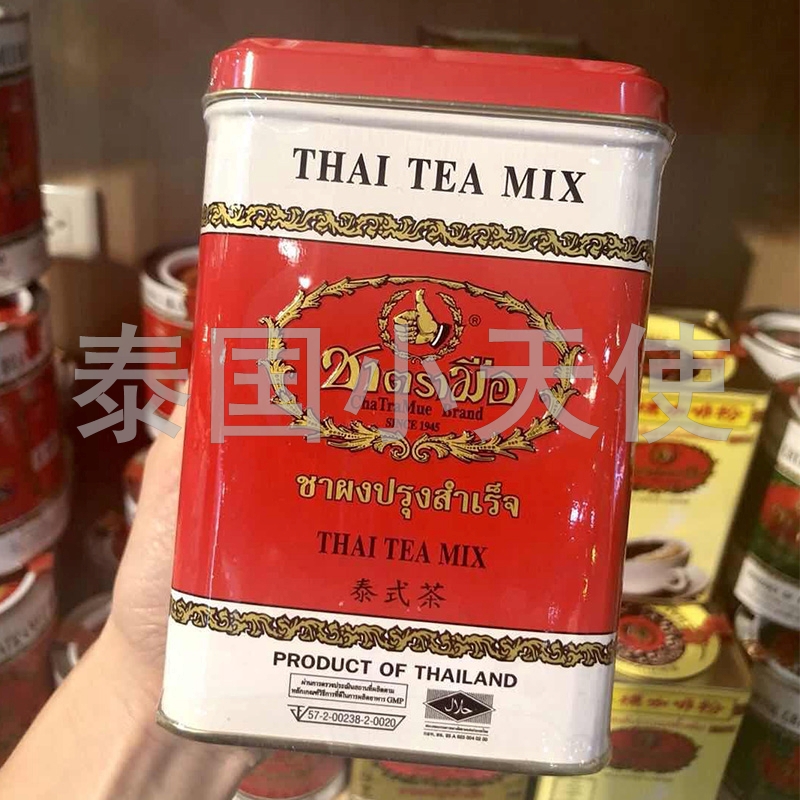 Thai Thai Handmark black tea bag 4g * 50 bags with plastic packaging milk tea raw material red canned Thai tea
