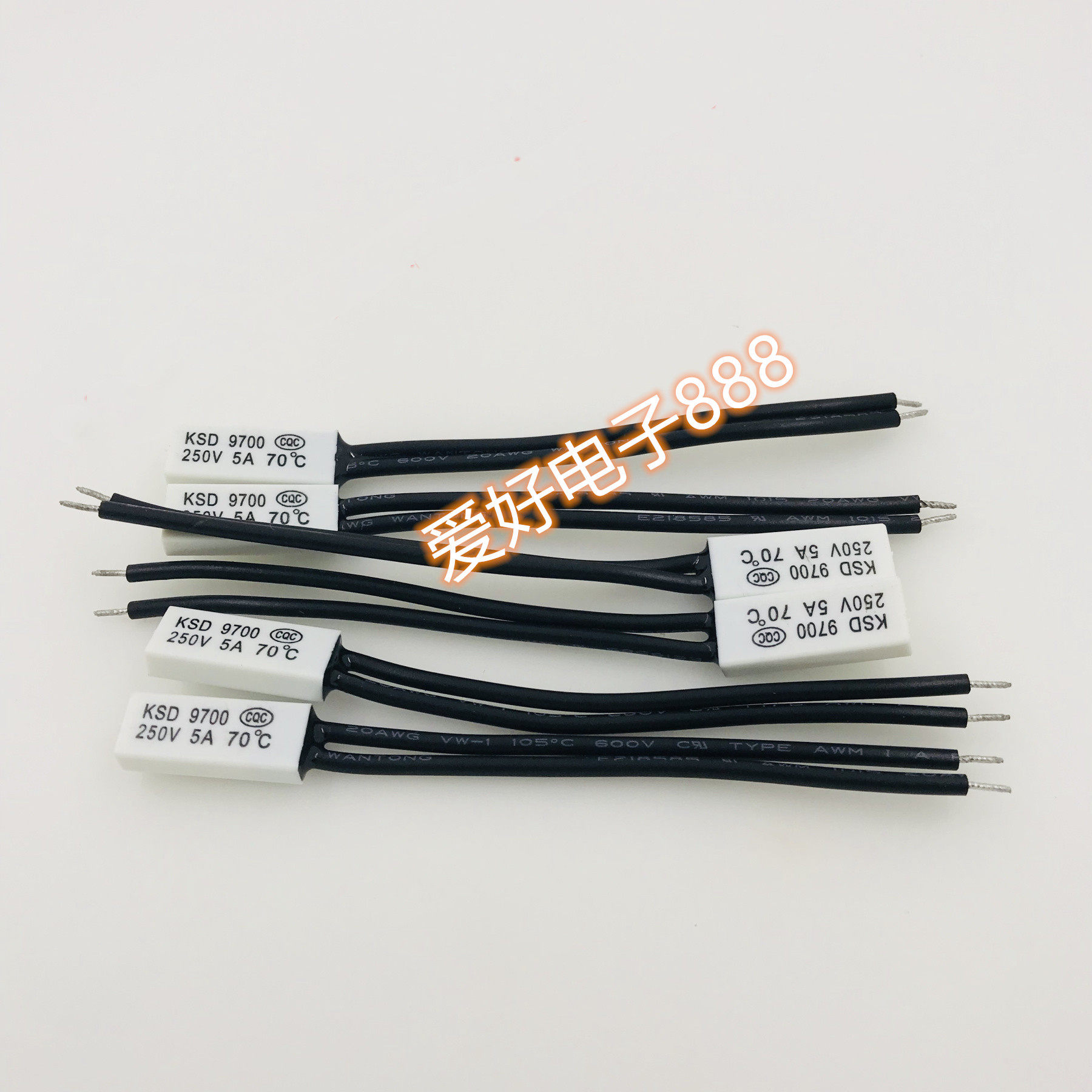 KSD9700-75 ° C Changclosed temperature-controlled switch 5A 250V Temperature switch plastic packaging