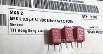 WIMA capacitor 50v3 3uF red Weima 335 3 3UF 50V 3u3 German brand new original Weima capacitor