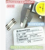 0001 1037 Switzerland Schurter Cartridge Fuses SP 6 3X32 250V F20A