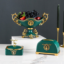 ins Nordic light extravagant and versatile creative cute tissue box Three sets of tea table American modern minimalist drawing paper boxes