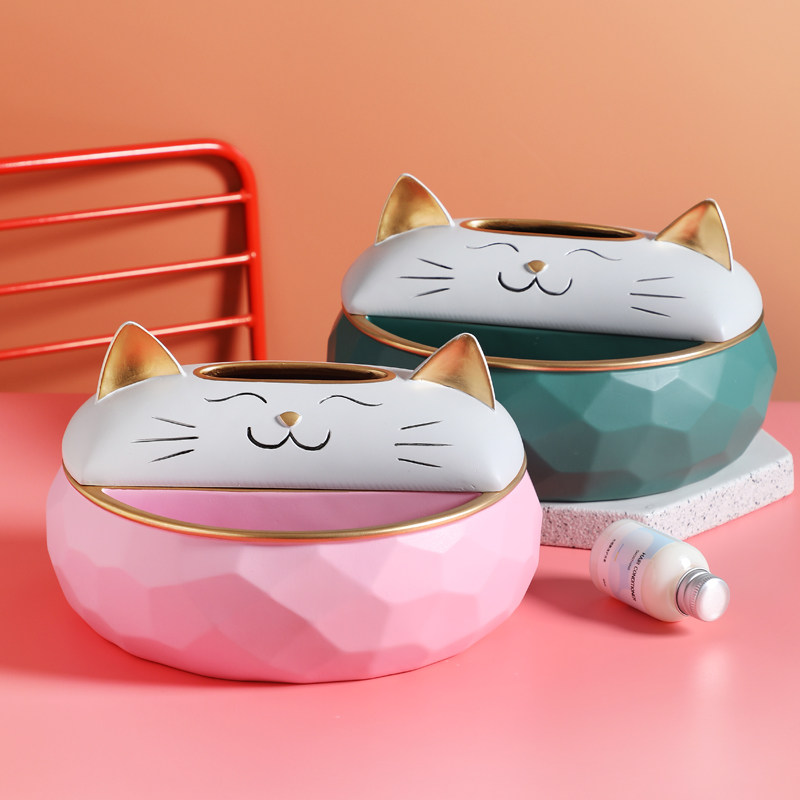 Creative fortune cat furnishing shop opening gifts housewarming gifts TV cabinet living room Nordic home decor