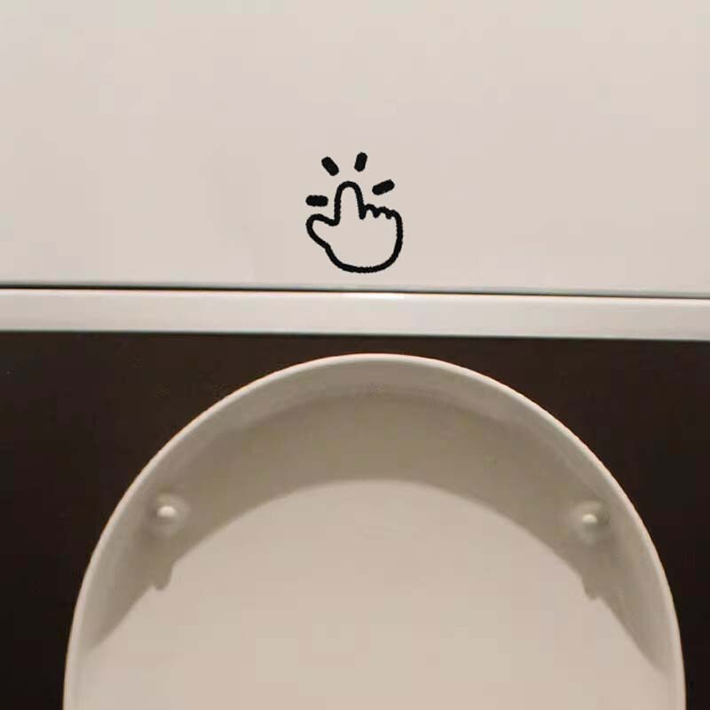 Home Decoration Cabinet Door Touch Light Press Flushing Press Prompt Creative Finger Sticker Black Gold Waterproof Home Decoration Cabinet Door Touch Light Press Flushing Press Prompt Creative Finger Sticker Black Gold Waterproof