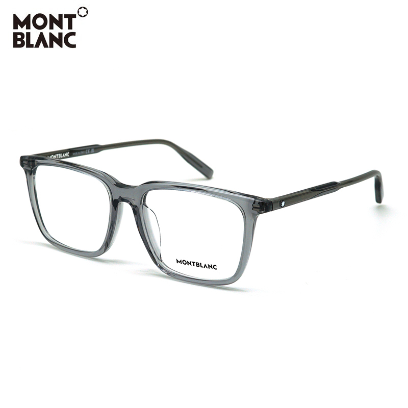 Montblanc Plate Large Frame Business Square Myopia Optical Black Frame Glasses Frame Mb0011Oa Montblanc Plate Large Frame Business Square Myopia Optical Black Frame Glasses Frame Mb0011Oa
