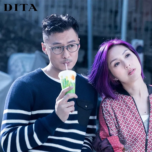 Dita United DRX2078 Ultra -light Pure Titanium Close -Up Оптические очки