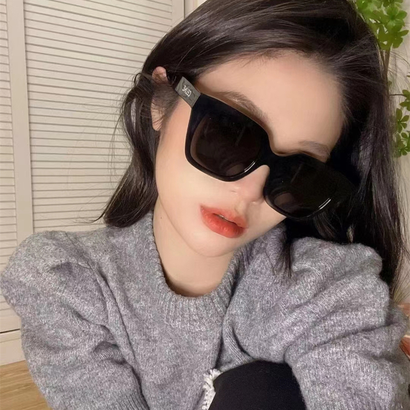 Celine/Celine Cl40198F Glasses Square Frame Retro Acetate Sunglasses Frame for Men and Women with Uv Protection