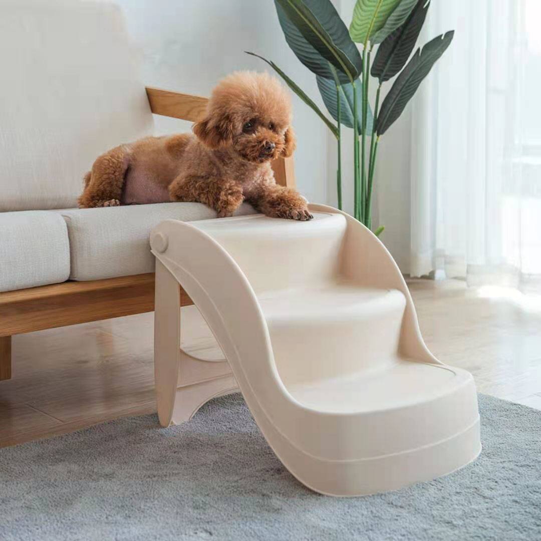 Dog stairs up and down bed pet ladder sofa steps cat dog ladder pet folding non-slip dog ladder plastic dog ladder