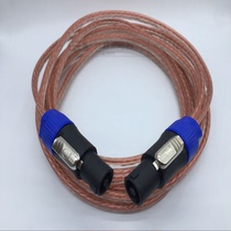 Dual professional head speaker cable Four-core Xlr Ohm head stage audio amplifier cable waterproof aviation head