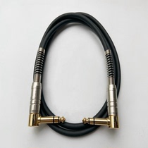 Pure copper 6 35mm Public to public audio line 6 5 elbow microphone big three-core connecting wire double track guitar violin
