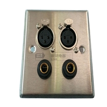 Double 6 35 Double Canon Nut Seat Wall Inserts MIC WALL INSERT PANEL 6 5 CAMON MICROPHONE WALL INSERT PANEL