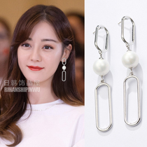 Di Lieba Zhou put the same earrings happy tentacles earrings female temperament Joker red fairy long
