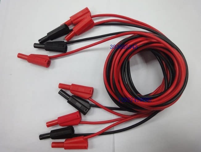 Test line Test wire Safety banana plug test line Banana plug silicone test line