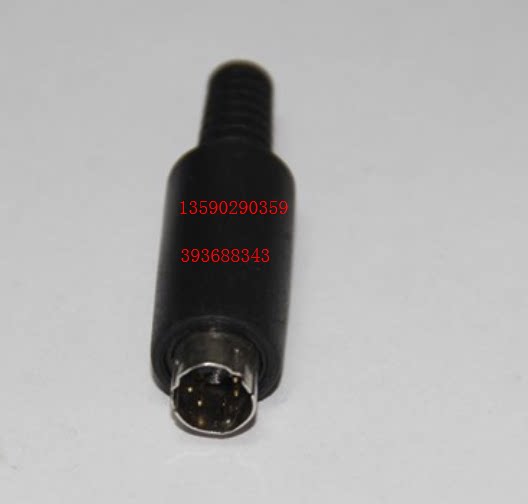 S terminal plug male head mini plug PS2 plug 3P4P5P6P7P8P9 plug